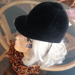 Vintage equestrian safety riding hat